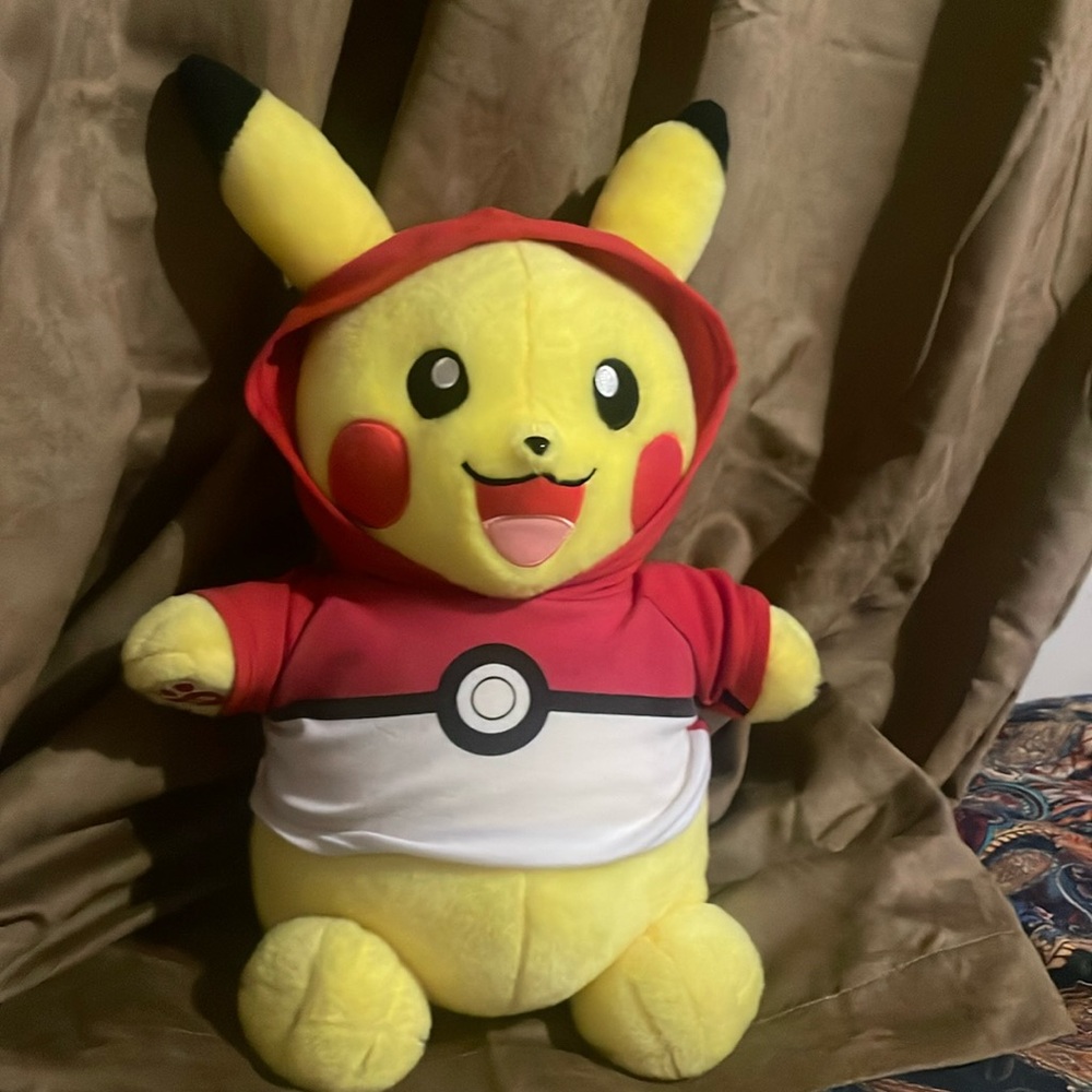 Build A Bear Yellow Pikachu Plush Toy